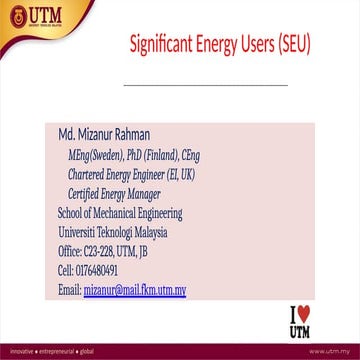 Energy efficiency and utilization in industrial sectorpptx