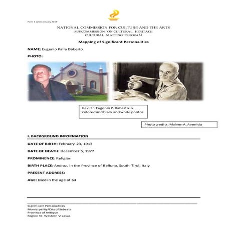 Significant Personalities- Father Dab.docx