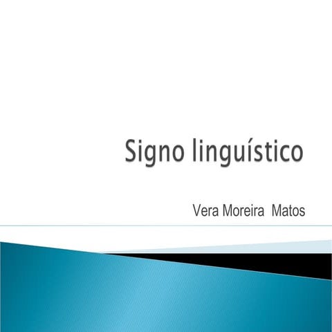 Signo linguìstico