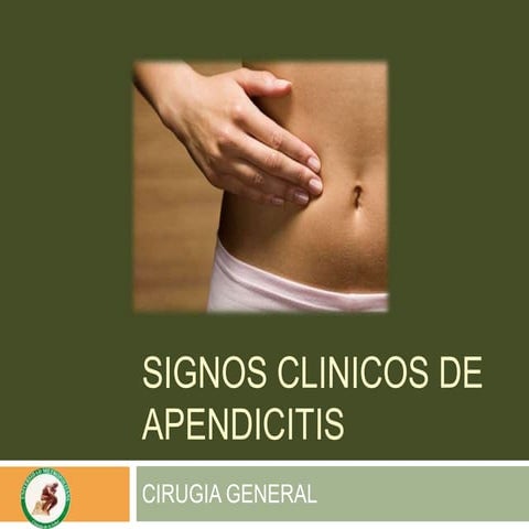 Signos clinicos de apendicitis