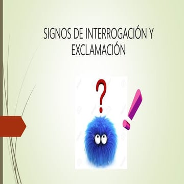 Signos de interrogacion