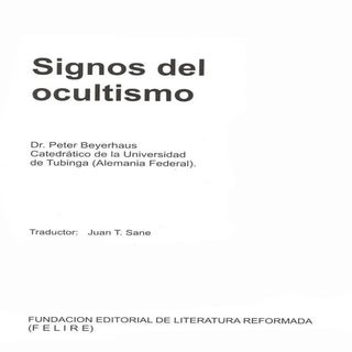 Signos del ocultismo