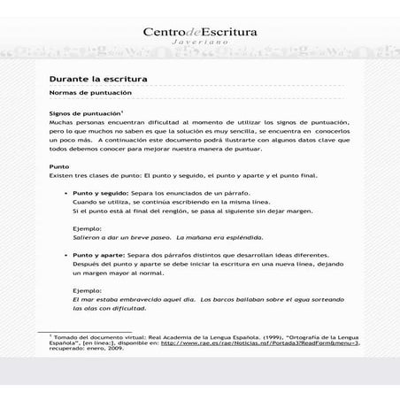 Signos de puntuacion