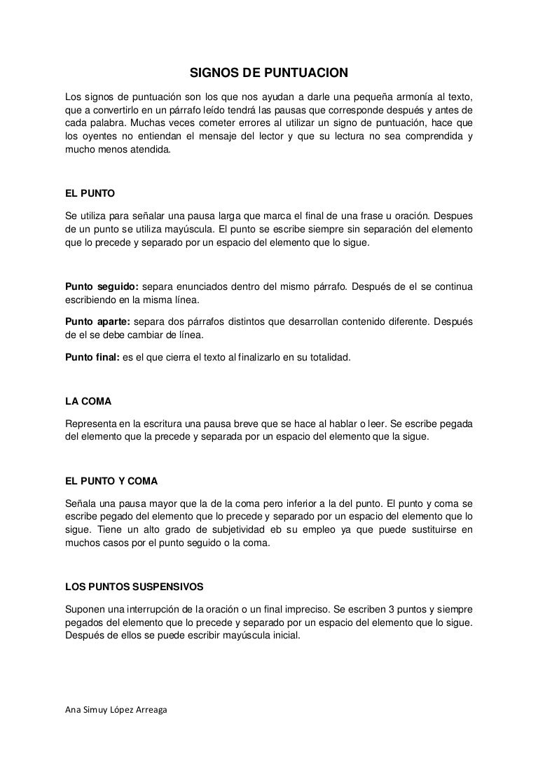 Signos de puntuacion pdf
