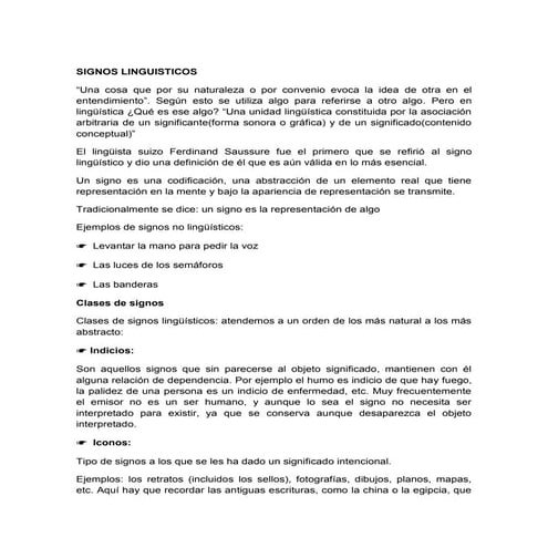 Signos linguisticos said movilla