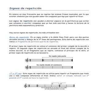 Signos repeticion