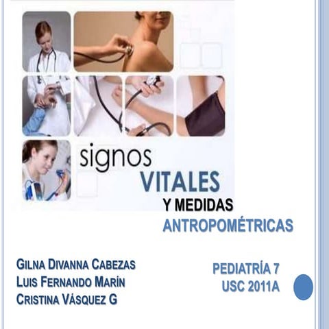 Signos vitales y medidas antropometricas