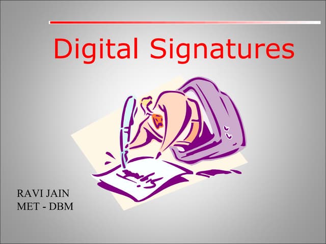 DIGITAL SIGNATURE