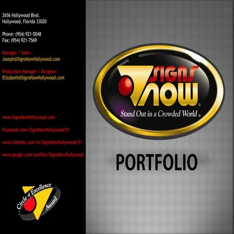 Signs Now Portfolio 2010