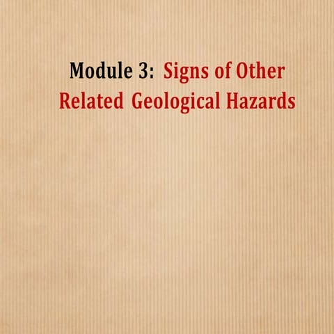 SIGNS OF OTHER RELATED GEOLOGICAL HAZARDS.pptx