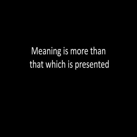 Signs & signifiers | PPTX