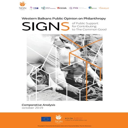 Western Balkans Public Opinion on Philanthropy - Comparative Analysis