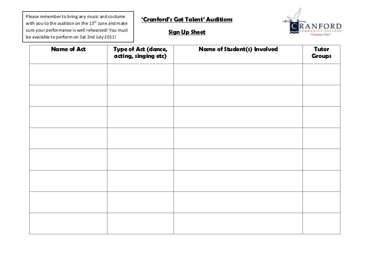 sign up sheet app