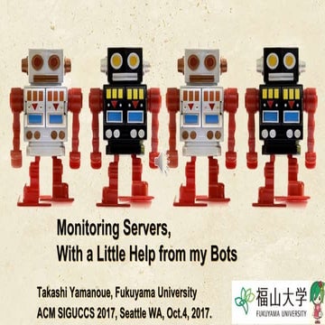 Monitoring Servers, With a Little Help from my Bots