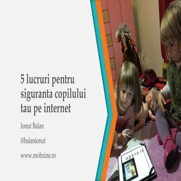 Siguranta copilului pe internet