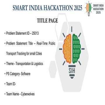 Real-Time Smart Public Transport for Small Cities | PDF