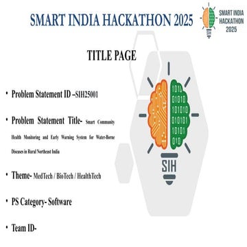 SIH2025-IDEA-Presentation-SPEED AID.pptx