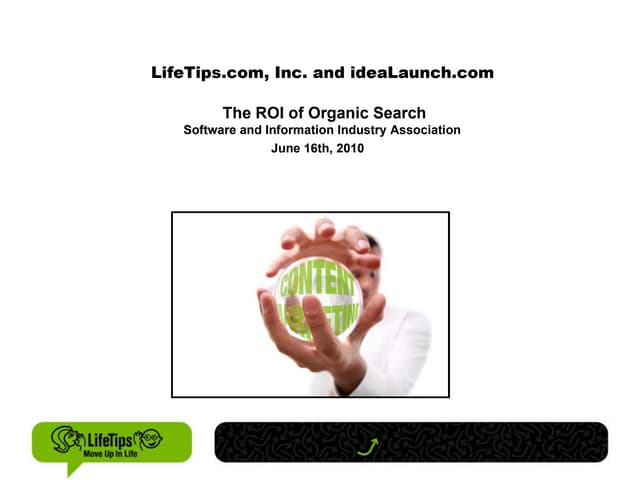 The ROI of Organic Search