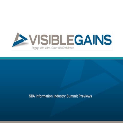 SIIA Previews: VisibleGains