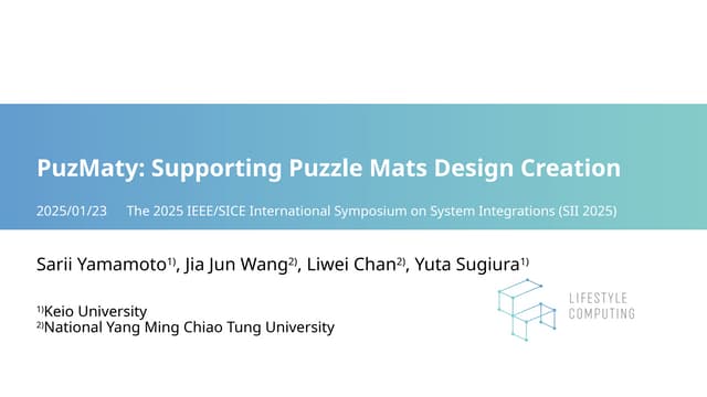 PuzMaty: Supporting Puzzle Mats Design Creation