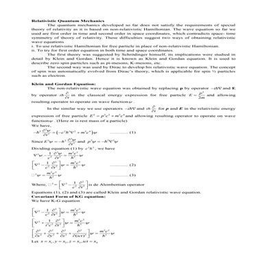 M.Sc. Phy SII UV Quantum Mechanics