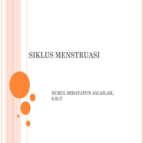 Siklus menstruasi