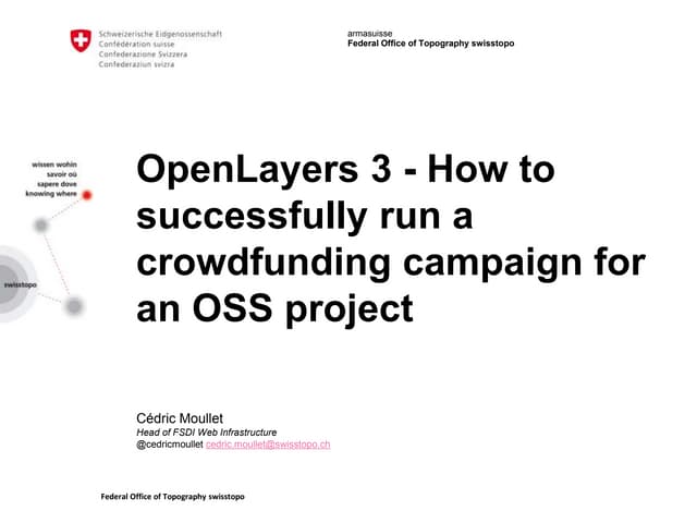 OpenLayers 3 - How to successfully run a crowdfunding campaign for an OSS pro...