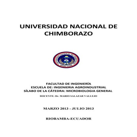 Silabo de microbiologia