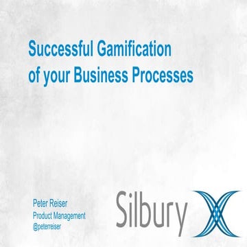 Successful gamification of your business processes 