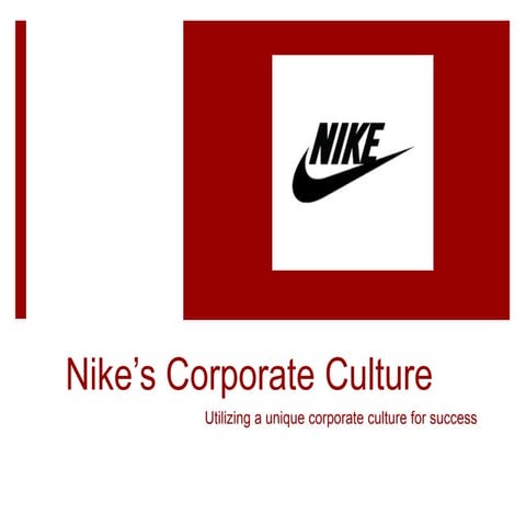 Nike Corporat Culture