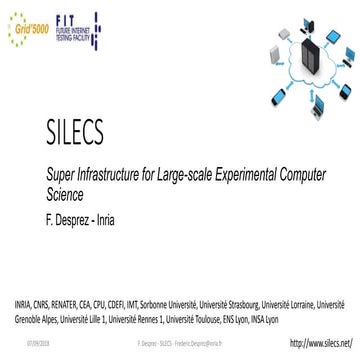 SILECS: Super Infrastructure for Large-scale Experimental Computer Science