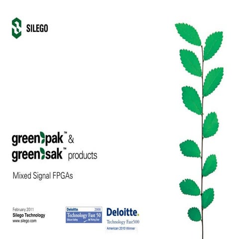 Silego Green PAK Short Feb2011