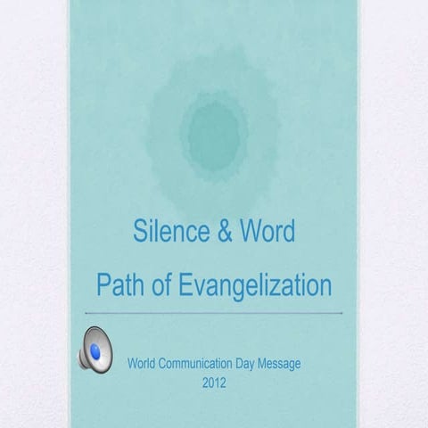 Silence & the Word