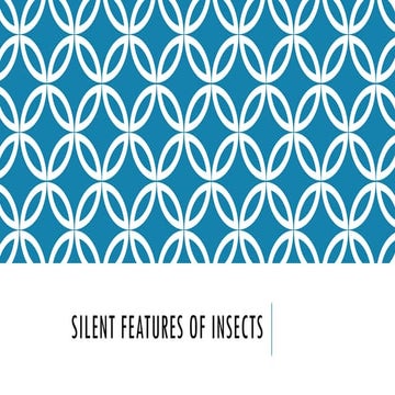 Chapter 4 INTERNAL STRUCTURE AND FUNCTION OF INSECT’S BODY (INSECT ...