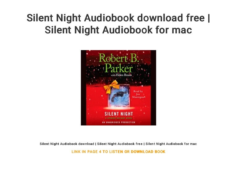 silent night book silent night book