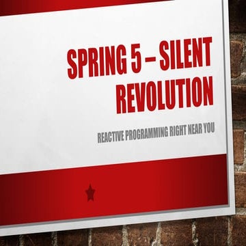 Silent Revolution by Max Voronoy (Senior Consultant, Engineering, Globallogic)