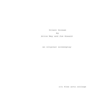 Silent scream script | PDF