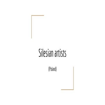Silesian artists