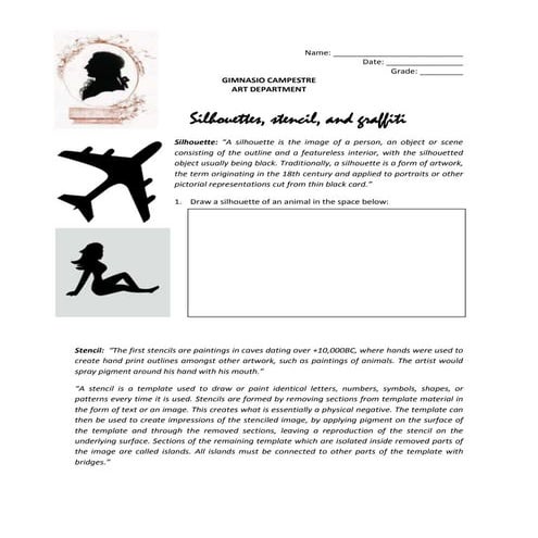 10th, Silhouettes, stencils and graffiti, bim 1, 2011