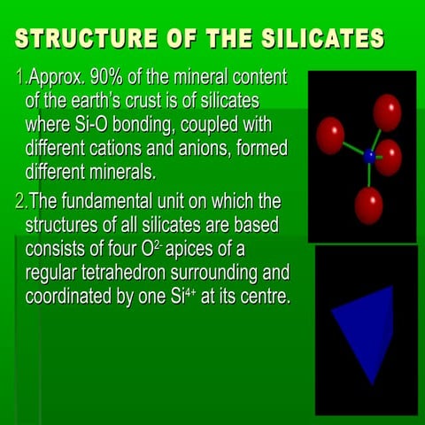 Silicate structure