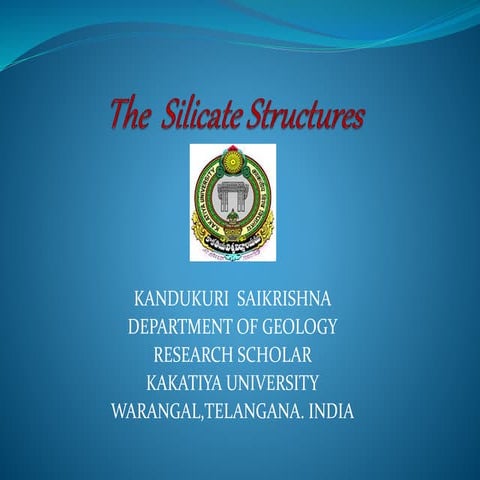 The Silicate stuctures