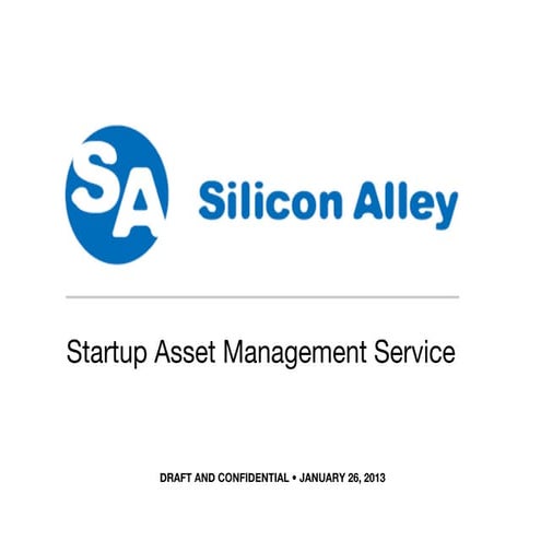 SiliconAlley Startup Services for Startups