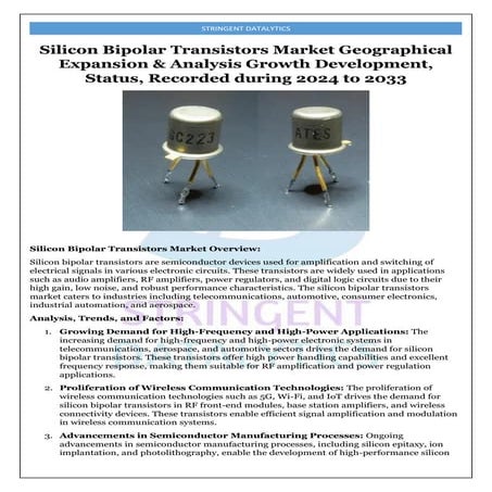 Super Junction MOSFET Market Growth, Demand and Challenges of the Key ...