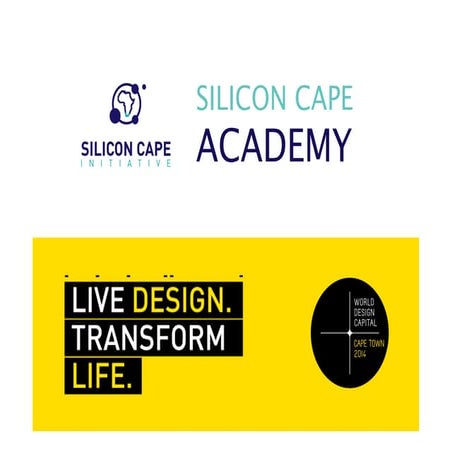 Silicon Cape Academy: World Design Capital 2014 