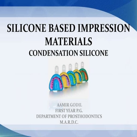 Silicone based impression materials