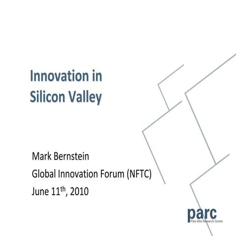 Innovation in Silicon Valley