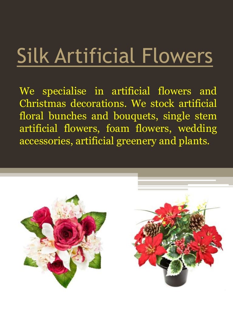 Suppliers Of Artificial Flowers