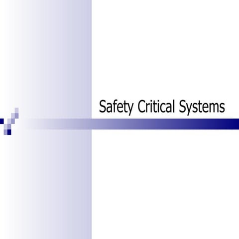 Safety Integrity Levels