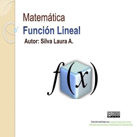 Presentación para Función Lineal
