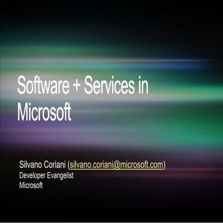 Software + Services Microsoft | PDF